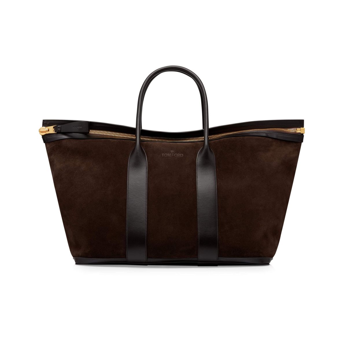 Bagage À Main Tom Ford Daim Buckley East West Tote Homme Ebony | CLBSD-6235