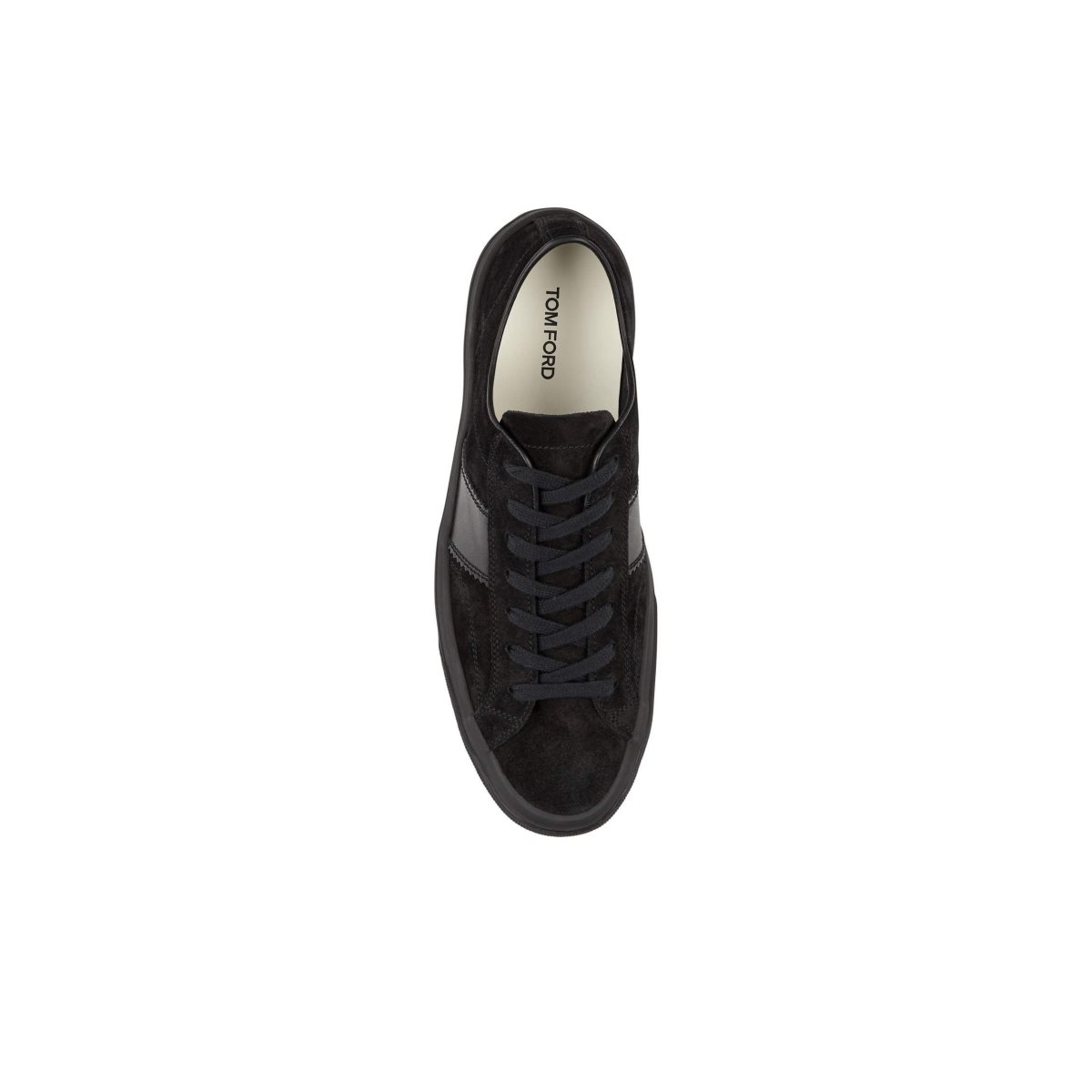 Baskets Tom Ford Crosta Daim Cambridge Homme Noir | TYCDP-3679