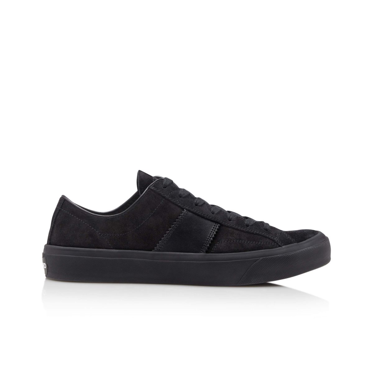 Baskets Tom Ford Crosta Daim Cambridge Homme Noir | TYCDP-3679