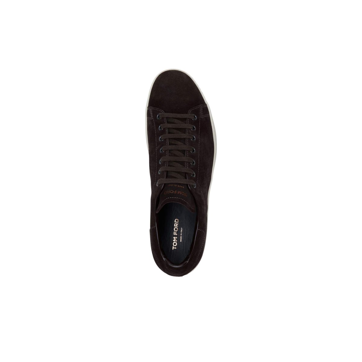 Baskets Tom Ford Daim Warwick Homme Marron | FZIGN-6197