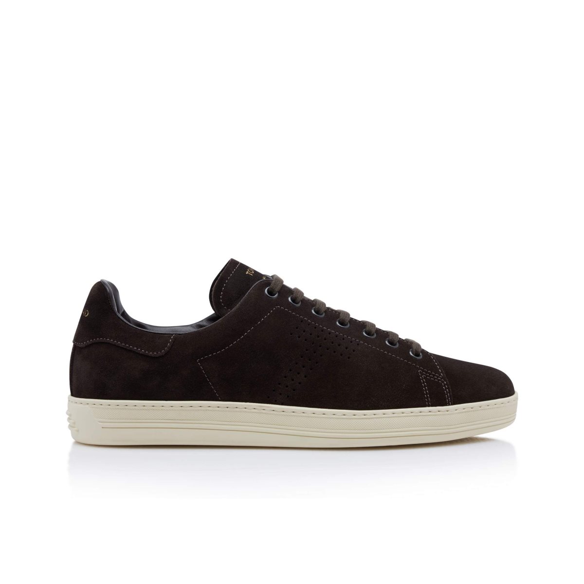 Baskets Tom Ford Daim Warwick Homme Marron | FZIGN-6197