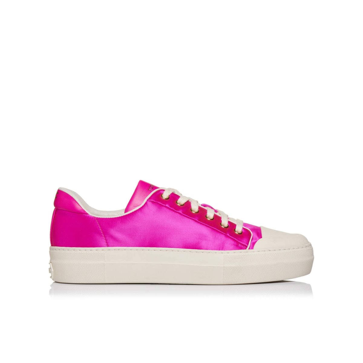 Baskets Tom Ford Satin City Low Tops Femme Rose | GSMBZ-4637