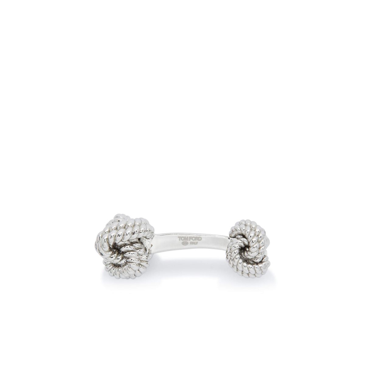 Bijoux Tom Ford Knot Cufflinks Homme Blanche Doré | HTAVZ-0142