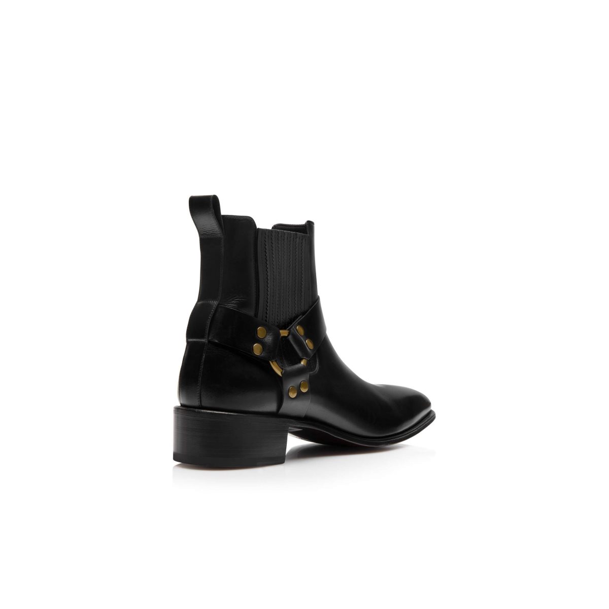 Bottes Tom Ford Burnished Cuir Rupert Jodhpur Homme Noir | GYJCU-8106