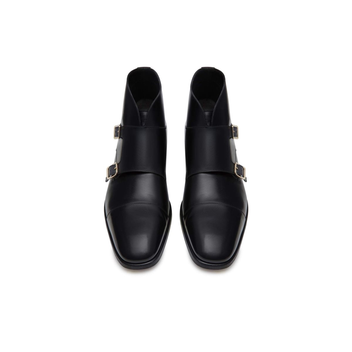 Bottes Tom Ford Elkan Double Monk Brides Homme Noir | BARYG-8357