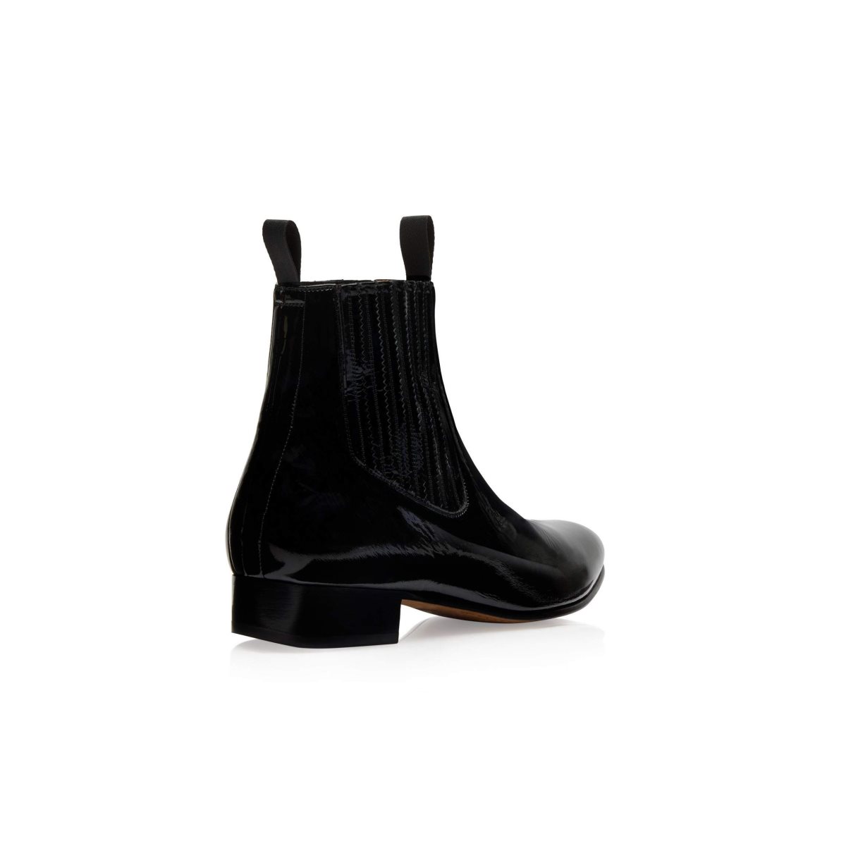 Bottes Tom Ford Glossy Vernis Kurt Chelsea Homme Noir | LHJTZ-0684