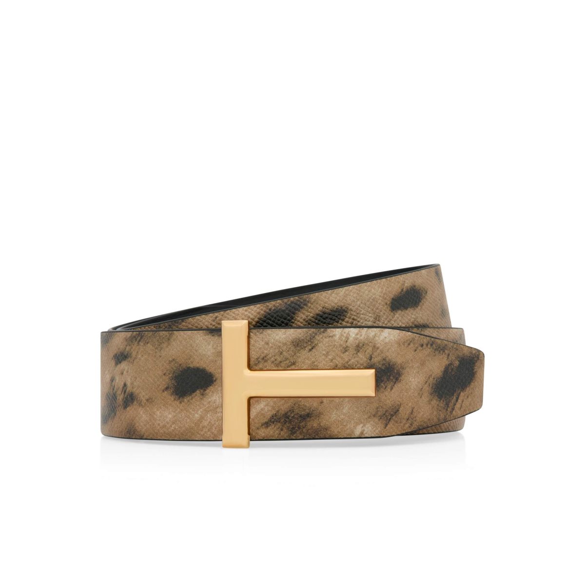 Ceintures Tom Ford Distressed Leopard Print T Icon Homme Leopard | ORXNH-0341