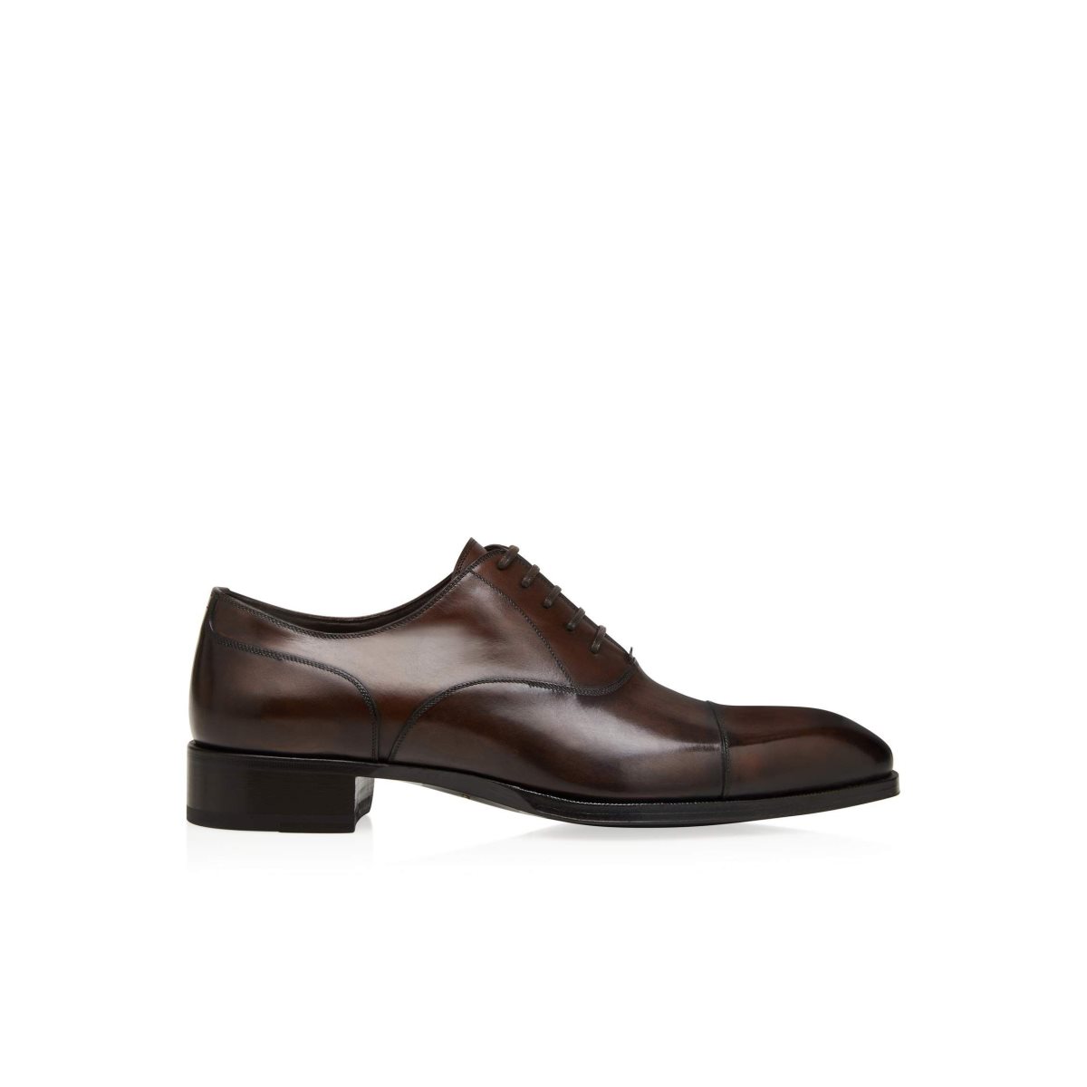 Chaussures Habillées Tom Ford Burnished Cuir Elkan Homme Noir | CAXJI-5617