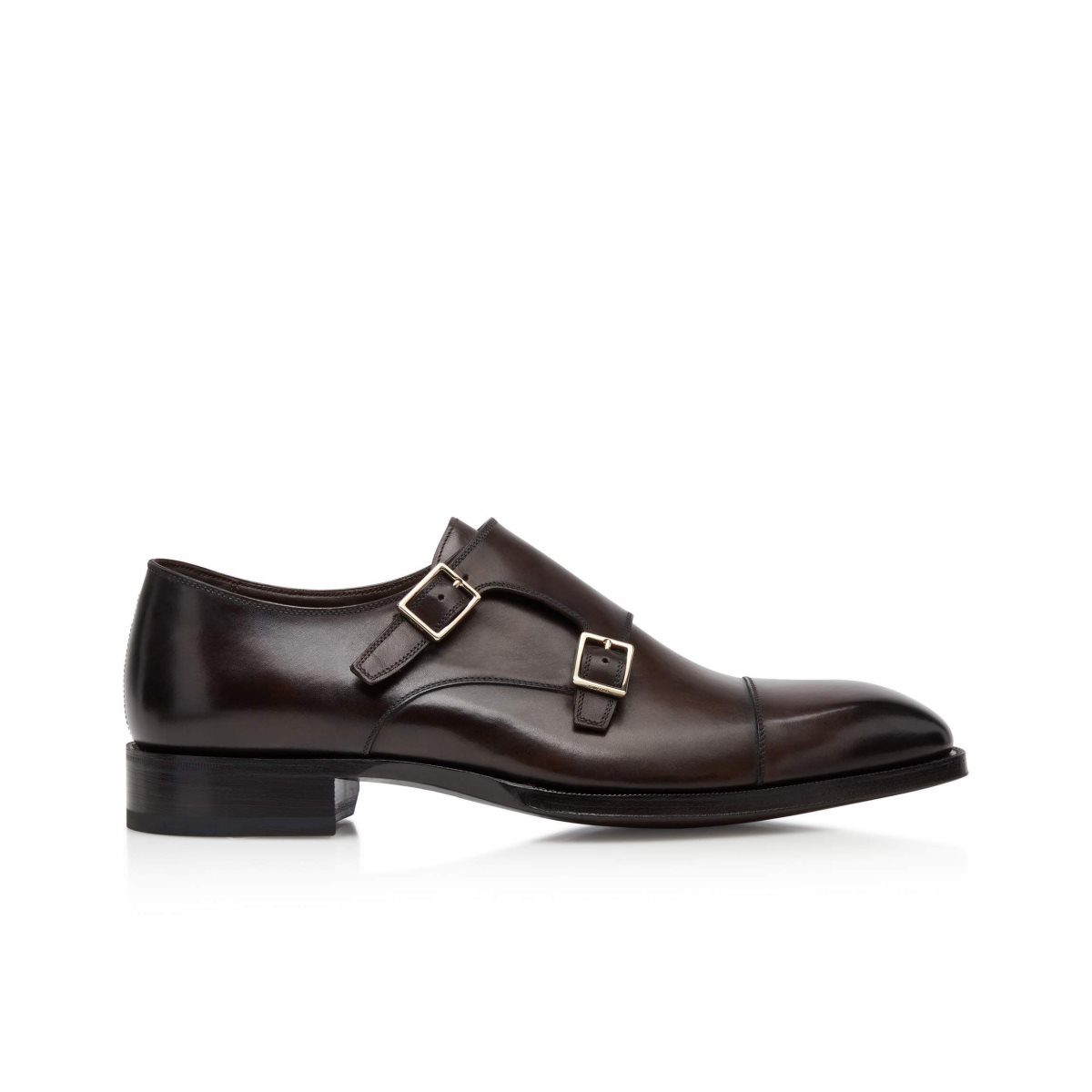 Chaussures Habillées Tom Ford Burnished Cuir Elkan Monk Brides Homme Bruno | FISGV-6749