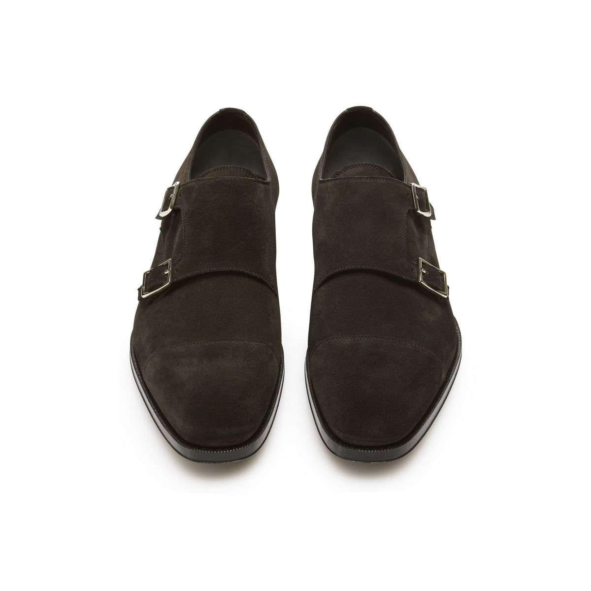 Chaussures Habillées Tom Ford Edgar Double Monk Straps Homme Ebano | HGUKW-1498