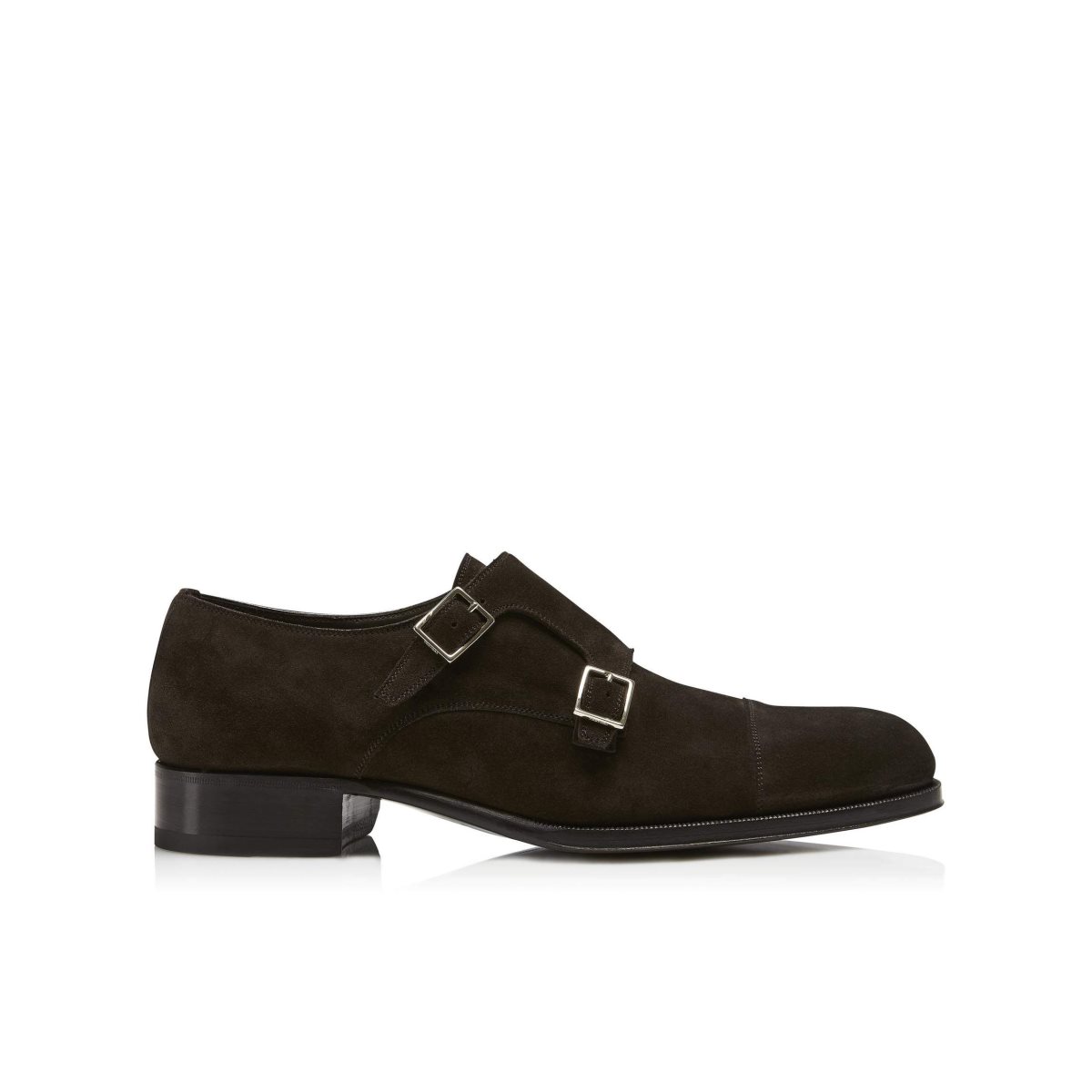 Chaussures Habillées Tom Ford Edgar Double Monk Straps Homme Ebano | HGUKW-1498