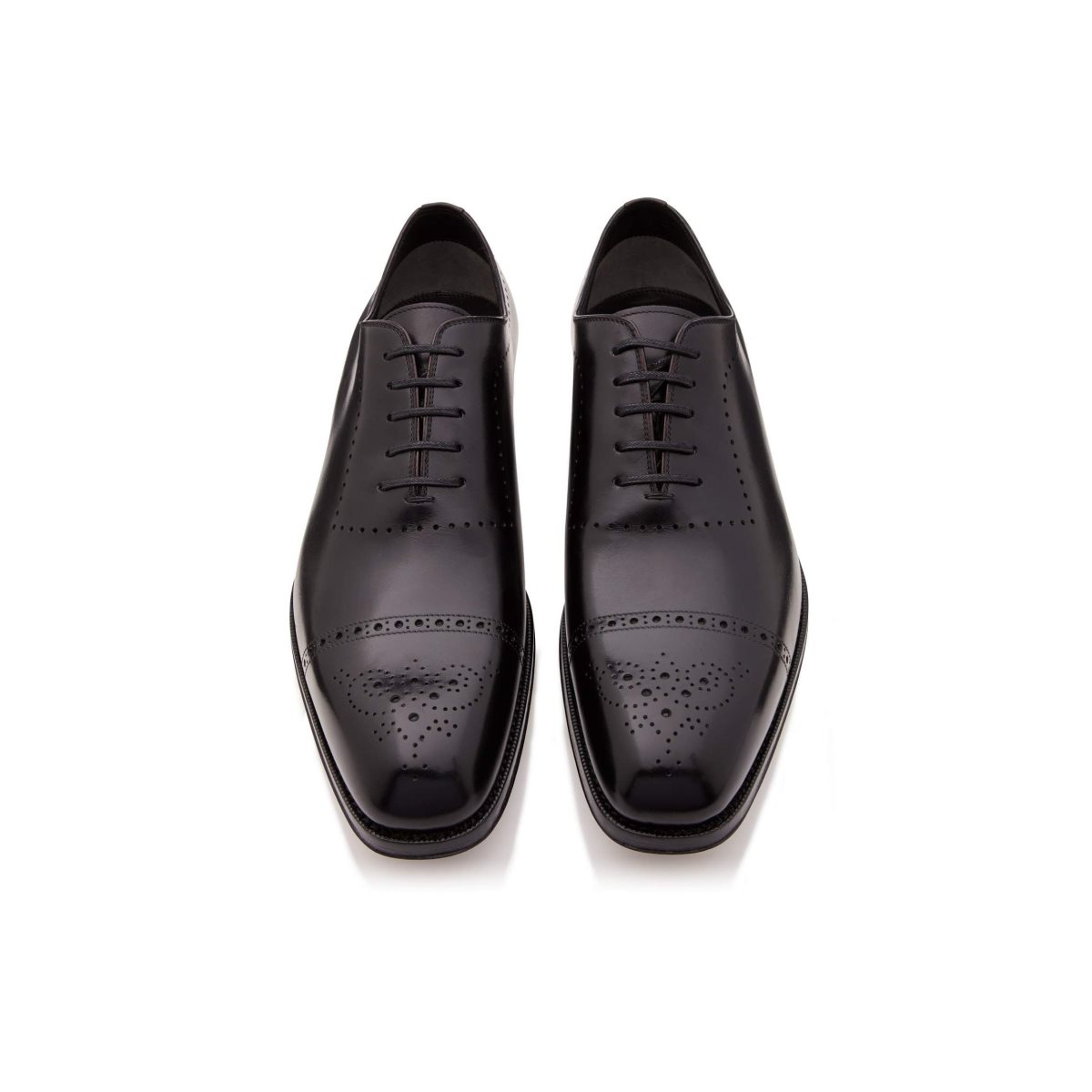 Chaussures Habillées Tom Ford Edgar Oxford Brogue Homme Noir | QZEPB-8791