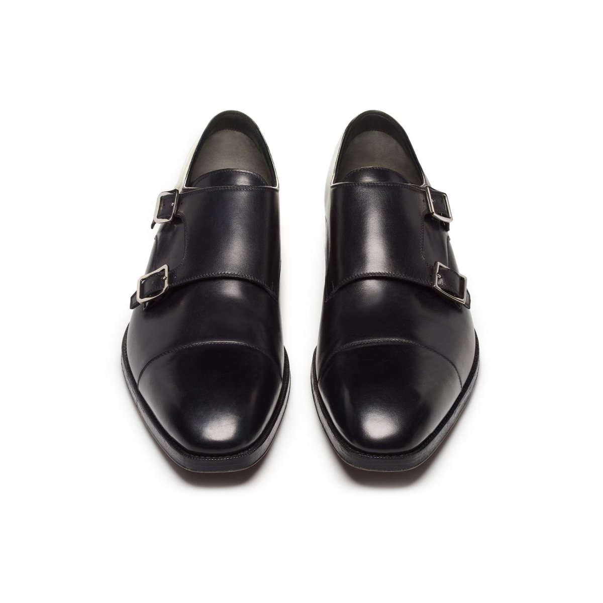 Chaussures Habillées Tom Ford Elkan Double Monk Straps Homme Noir | VINZJ-6075