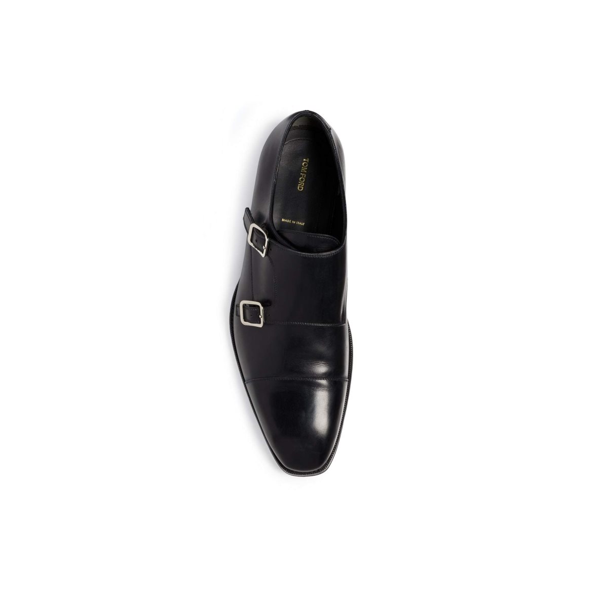 Chaussures Habillées Tom Ford Elkan Double Monk Straps Homme Noir | VINZJ-6075