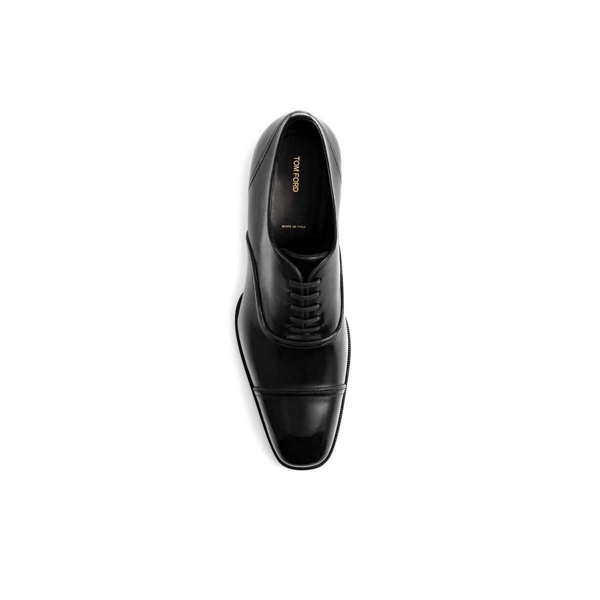 Chaussures Habillées Tom Ford Gianni Cap Embout Homme Noir | RHEAZ-1276