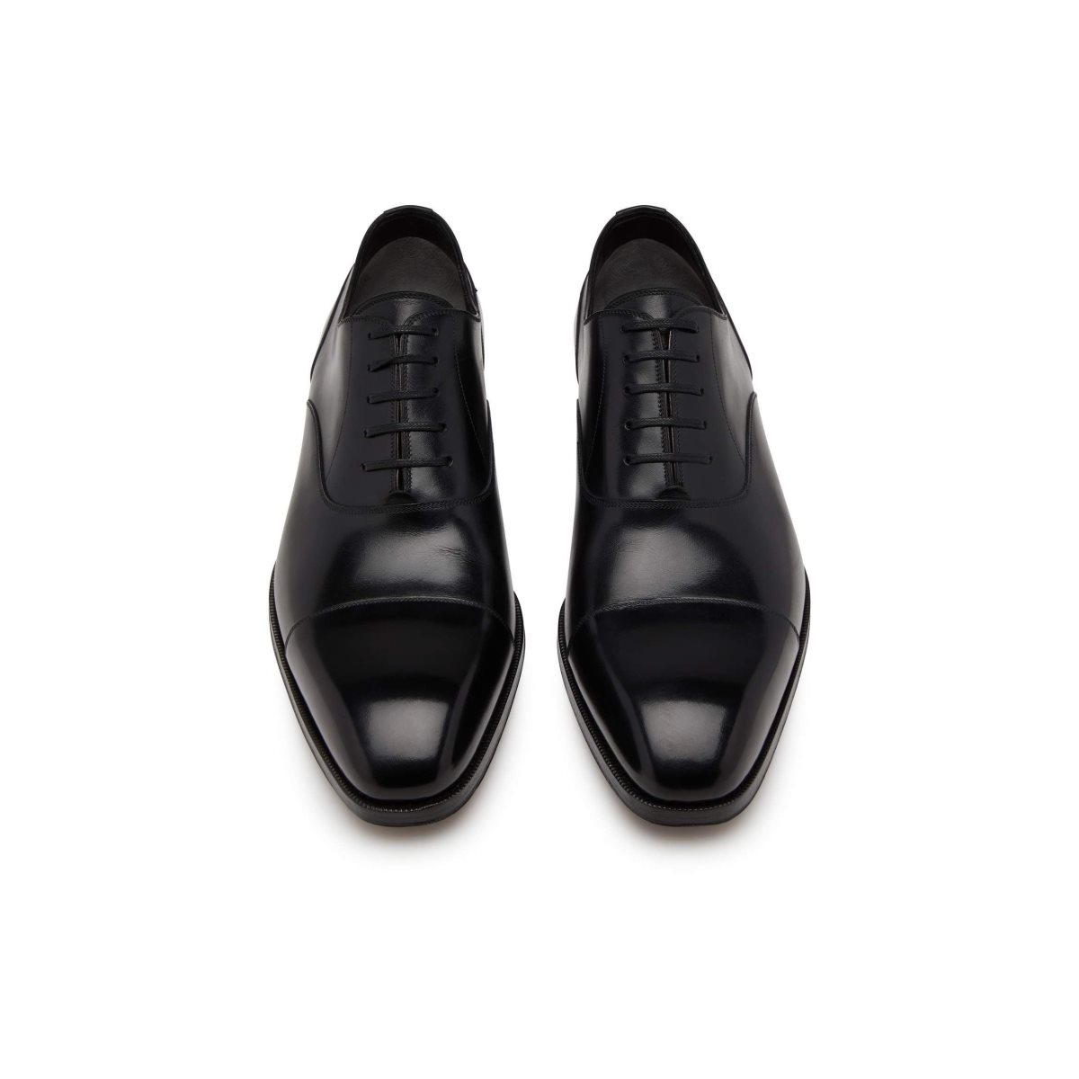 Chaussures Habillées Tom Ford Smooth Cuir Elkan Cap Toes Homme Noir | SLEQX-4735