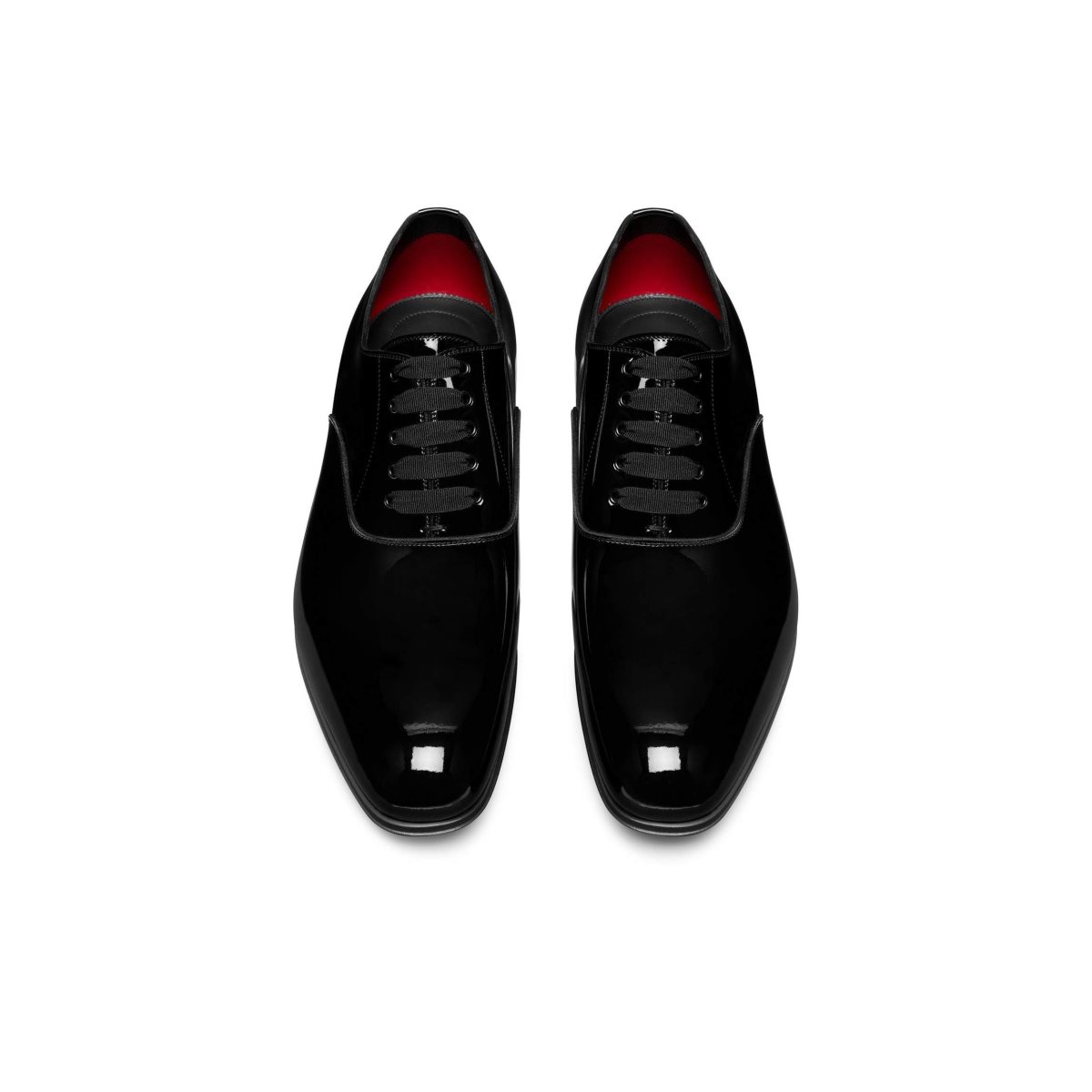 Chaussures Habillées Tom Ford Vernis Cuir Edgar Evening Dentelle Up Homme Noir | KBJMX-1734