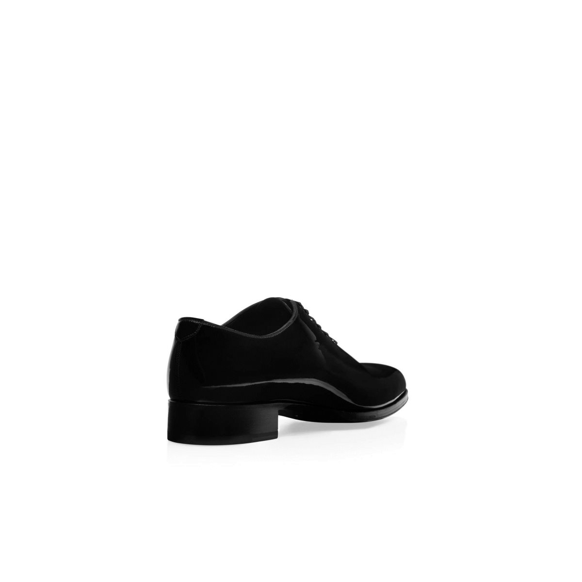 Chaussures Habillées Tom Ford Vernis Cuir Elkan Dentelle Up Homme Noir | MBJNW-5061