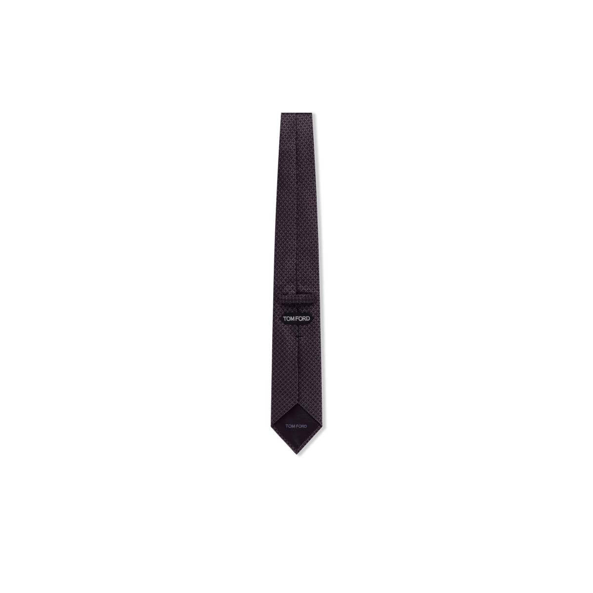 Cravates Tom Ford Pois Jacquard Homme Violette | HBKGT-2987