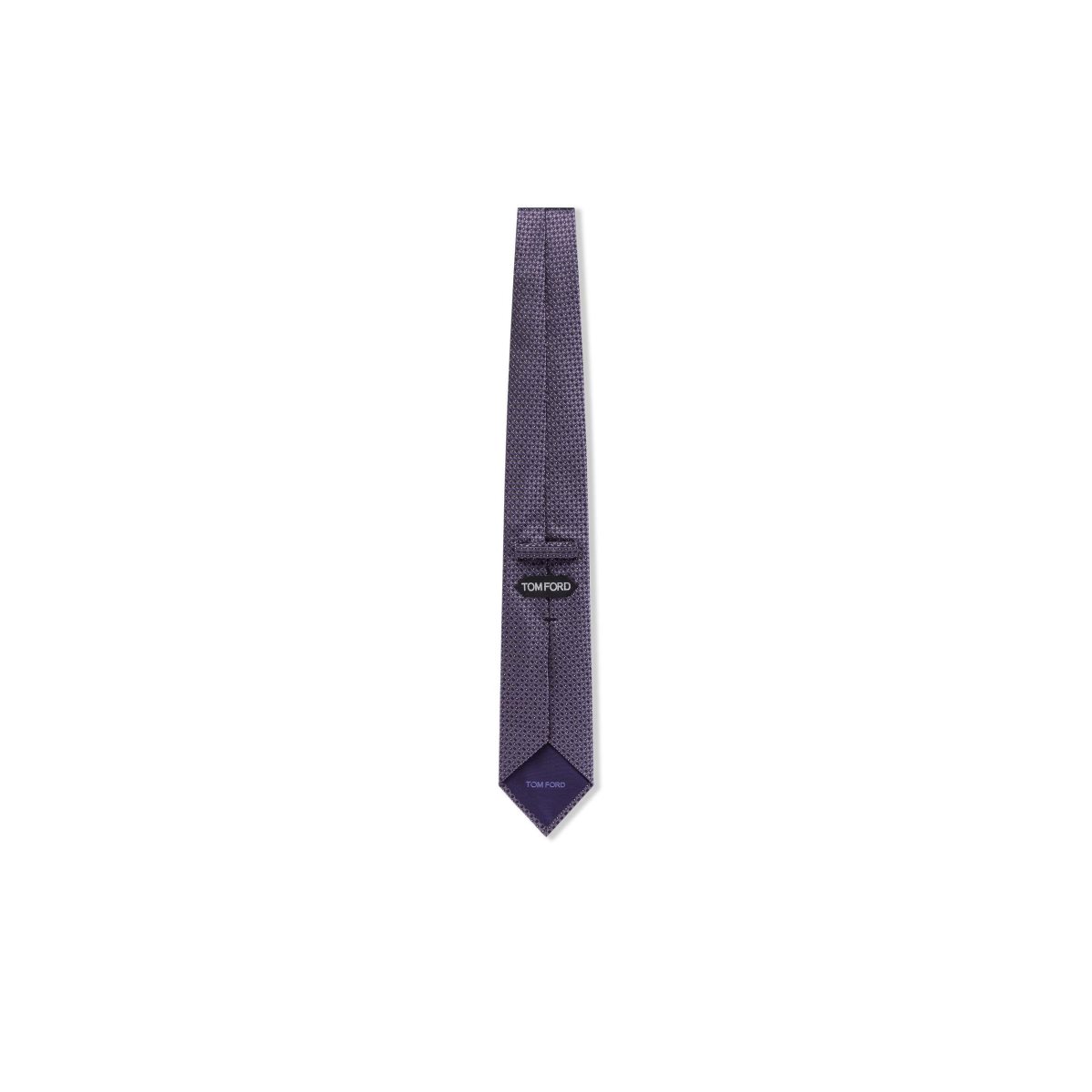 Cravates Tom Ford Pois Jacquard Homme Violette Clair | IHMQD-4385