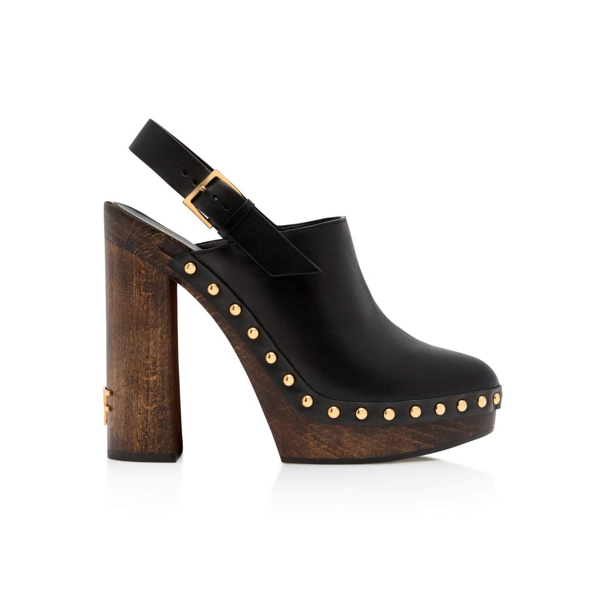 Escarpins Tom Ford Cuir Tf Clog Femme Noir | YQVRT-2438