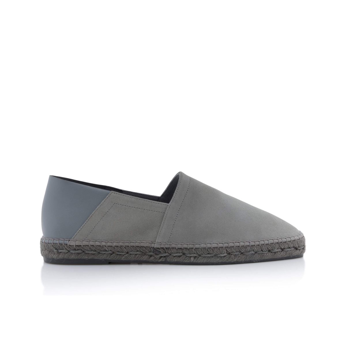 Espadrillas Tom Ford Daim Barnes Homme Grise | MSOWY-4236