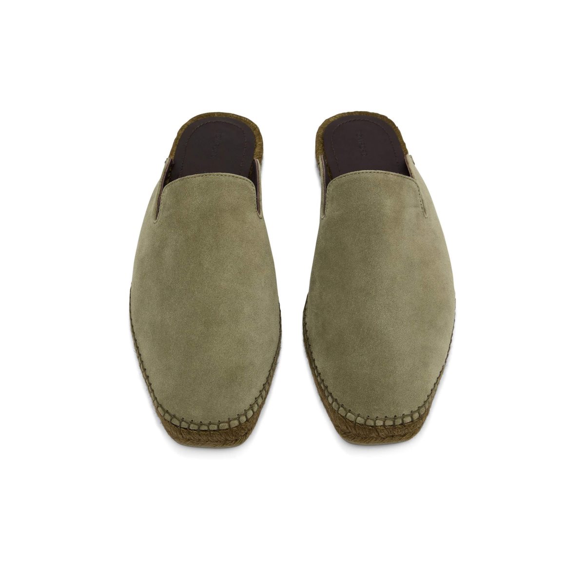 Espadrillas Tom Ford Daim Barnes Slip-on Homme Drab Military | LQRTU-0953