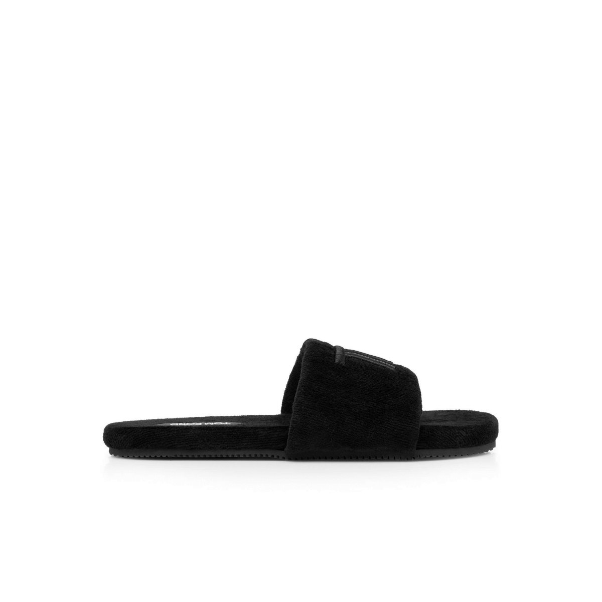 Espadrillas Tom Ford Towelling Harrison Homme Noir | CKTZF-9405