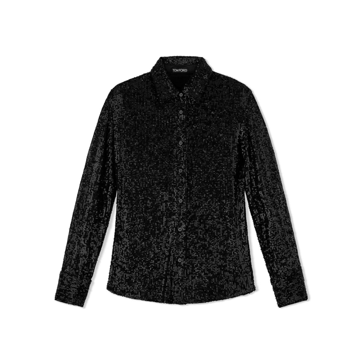 Hauts Tom Ford All Over Sequins Shirt Femme Noir | NMOEG-4092