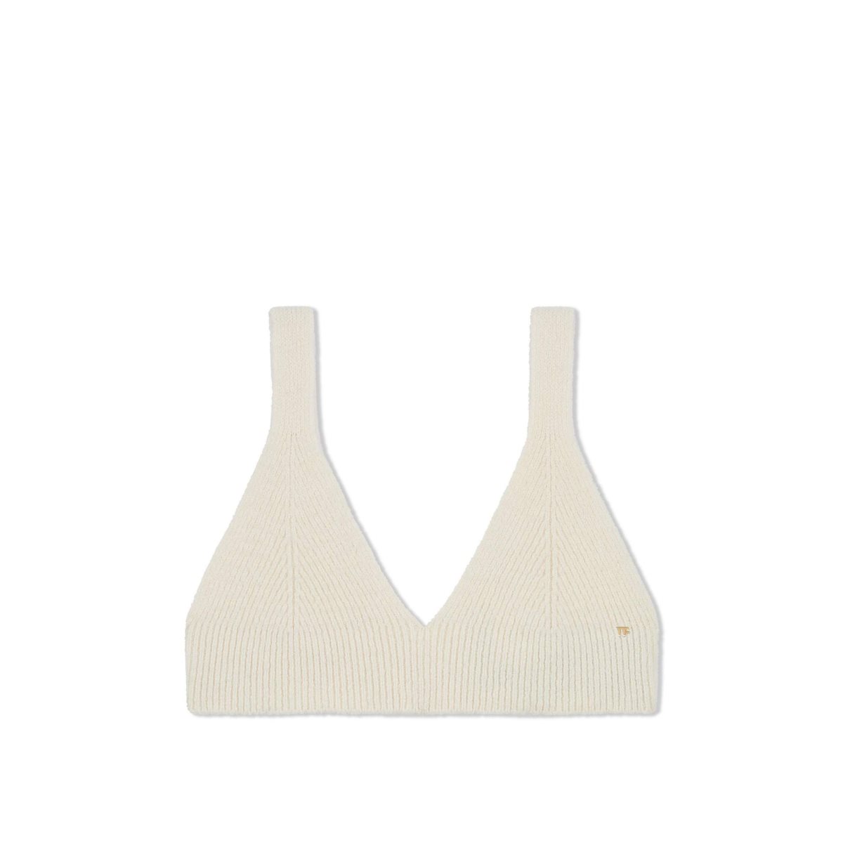 Hauts Tom Ford Stretch Coton Cashmere Bra Femme Chalk | ANPFU-0132