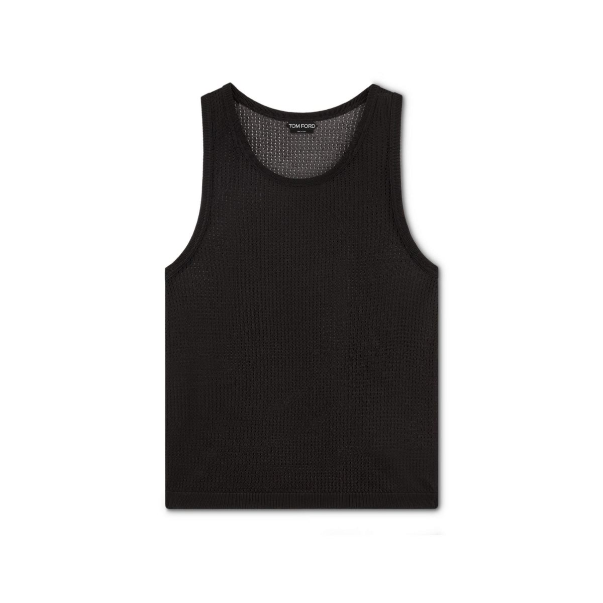 Hauts Tom Ford Viscose Pointelle Tank Femme Noir | KEICL-4380