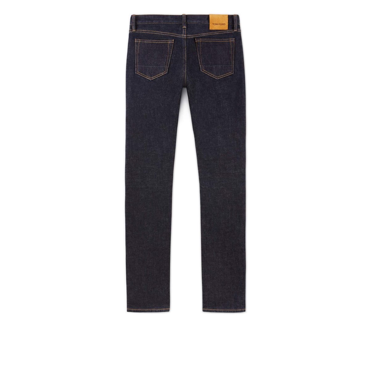 Jean Tom Ford Droit Fit Stretch Japanese Selvedge Homme Bleu | VHEPI-3615