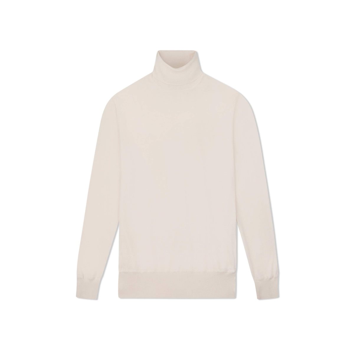 Knitwear Tom Ford Fine Gauge Cashmere Silk Roll Neck Homme Blanche | RWBDT-8906