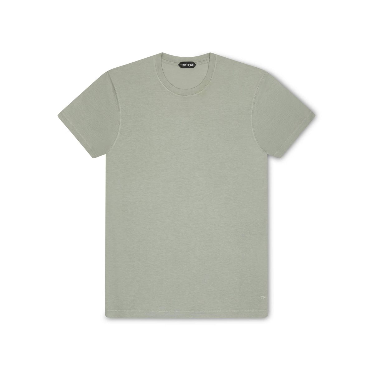 Knitwear Tom Ford Lyocell Coton Jersey T-shirt Homme Vert | WPRNX-8091