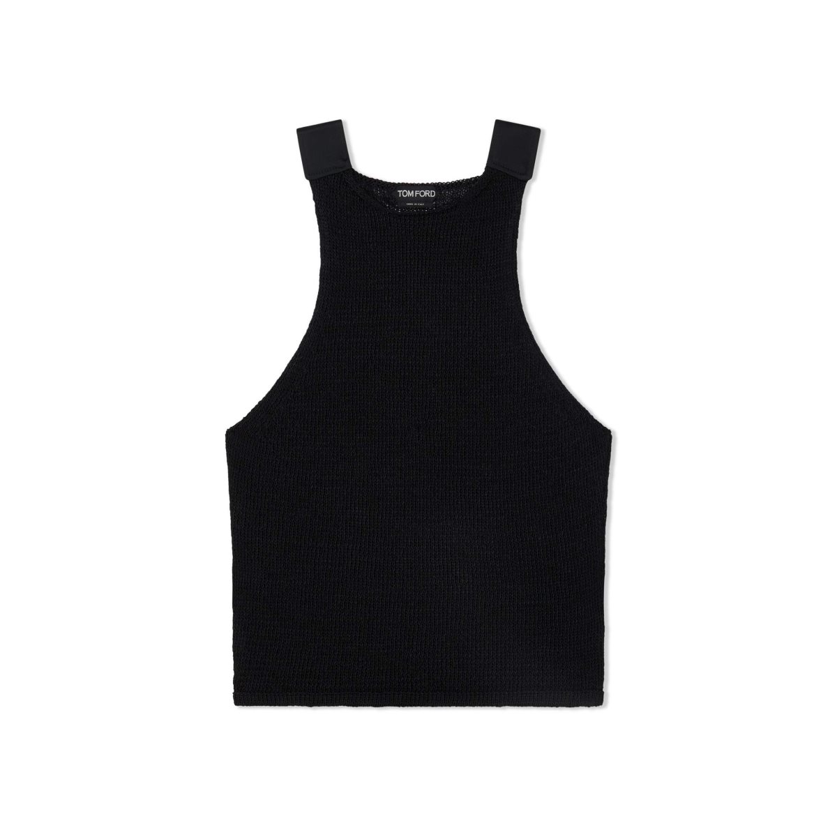 Knitwear Tom Ford Shiny Rafia Tank Top Femme Noir | VEHRZ-5624