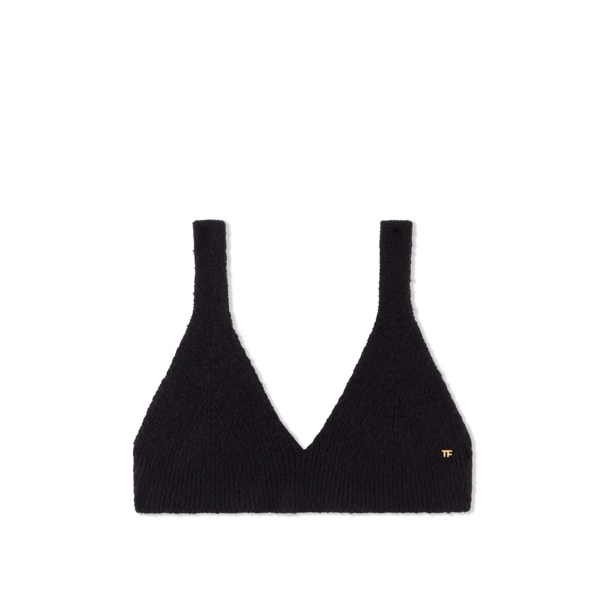 Knitwear Tom Ford Stretch Coton Cashmere Bra Femme Noir | LXSMA-9735