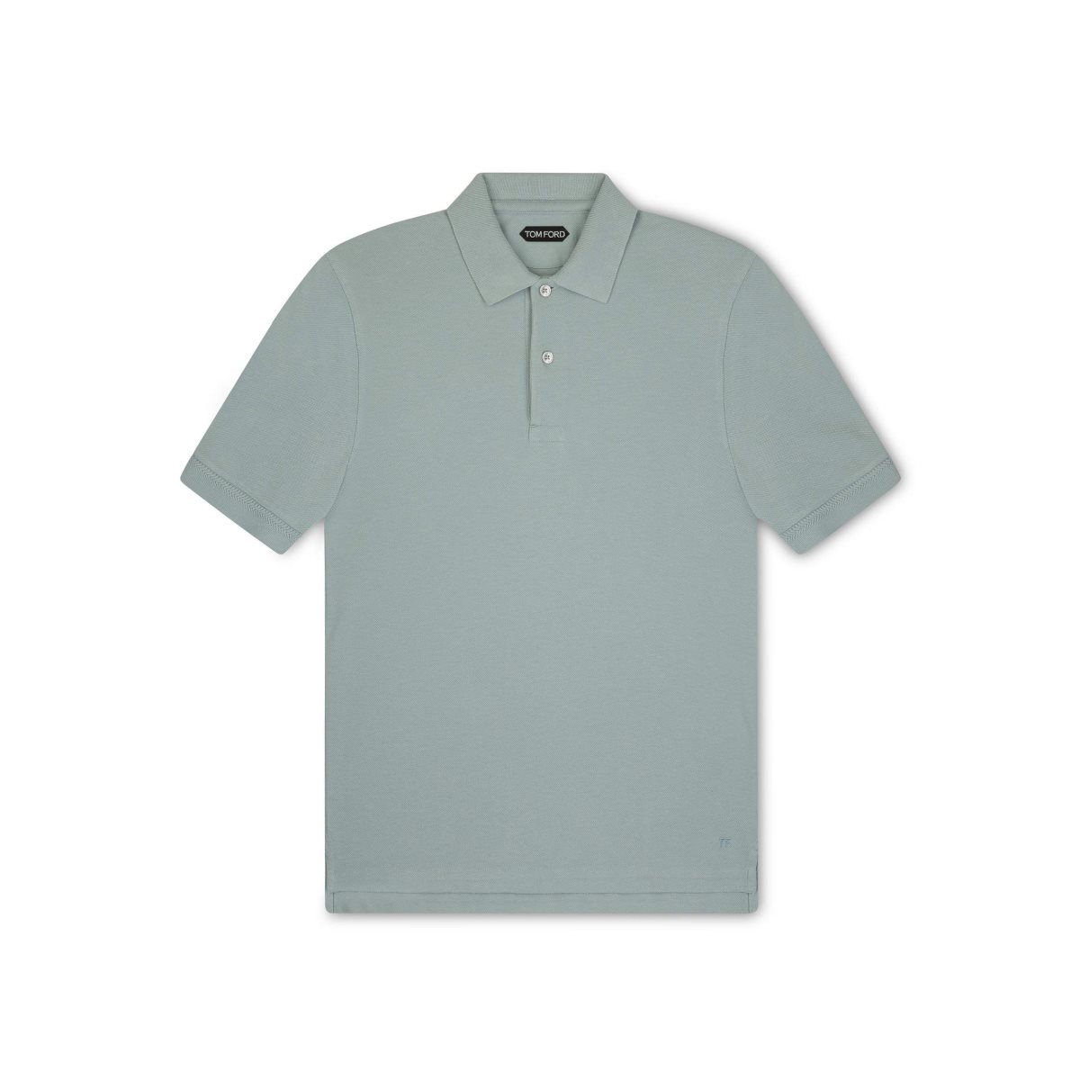 Knitwear Tom Ford Tennis Piquet Polo Homme Seafoam | BWZDS-1852