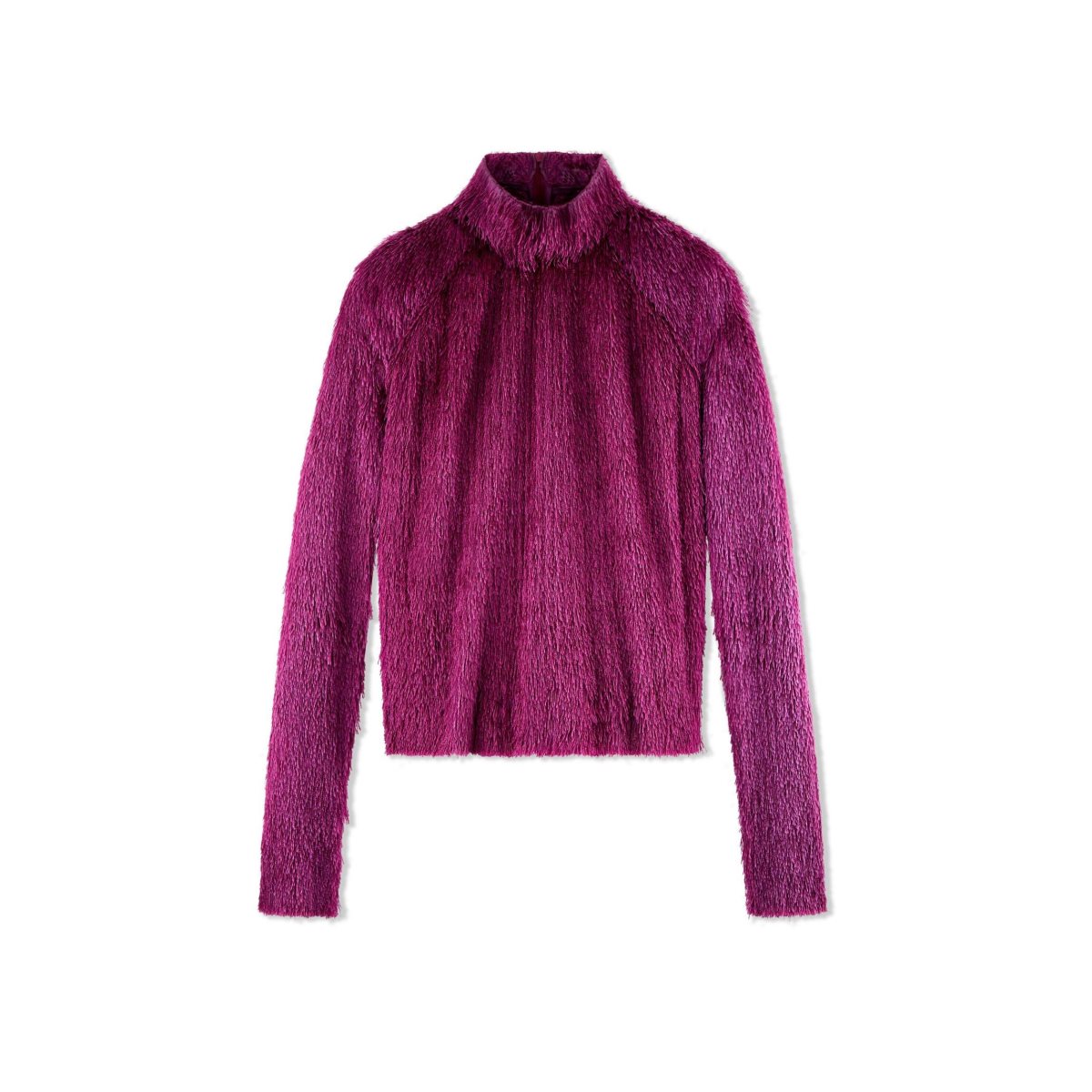 Knitwear Tom Ford Viscose \'Fur\' Turtleneck Top Femme Fuschia | MDVWE-8260