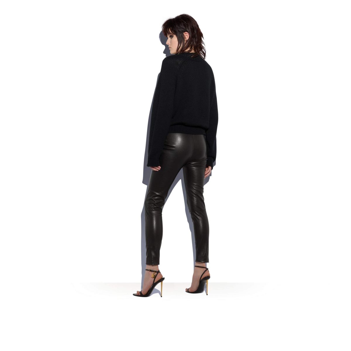 Leggings Tom Ford Stretch Plonge Logoed Femme Noir | YCWTR-8437