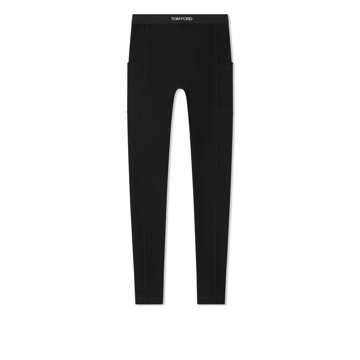 Leggings Tom Ford Stretch Viscose With Side Pockets Femme Noir | ROLKX-5487