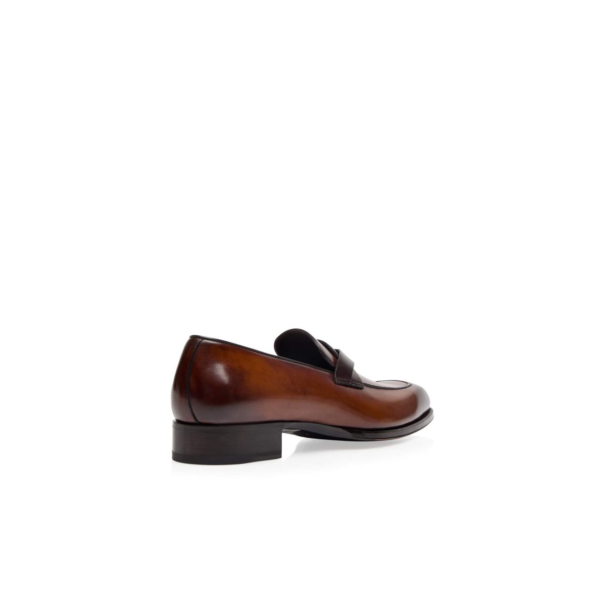 Loafers Tom Ford Burnished Cuir Elkan Twisted Band Homme Mink | ZOISR-3542