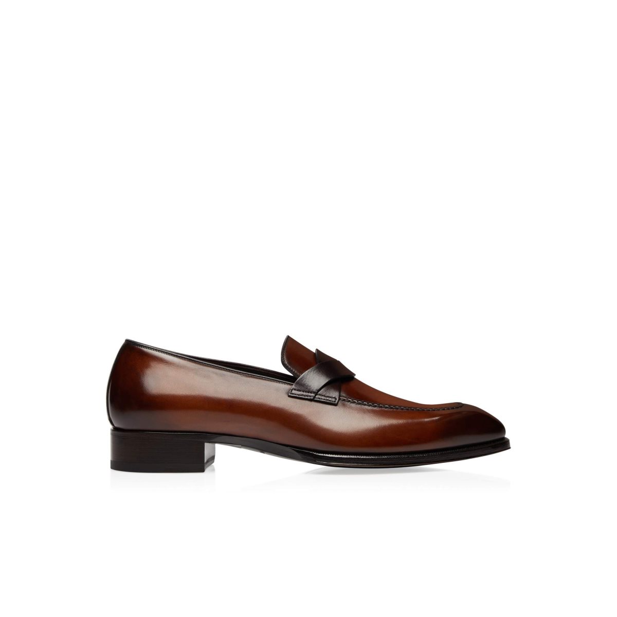 Loafers Tom Ford Burnished Cuir Elkan Twisted Band Homme Mink | ZOISR-3542