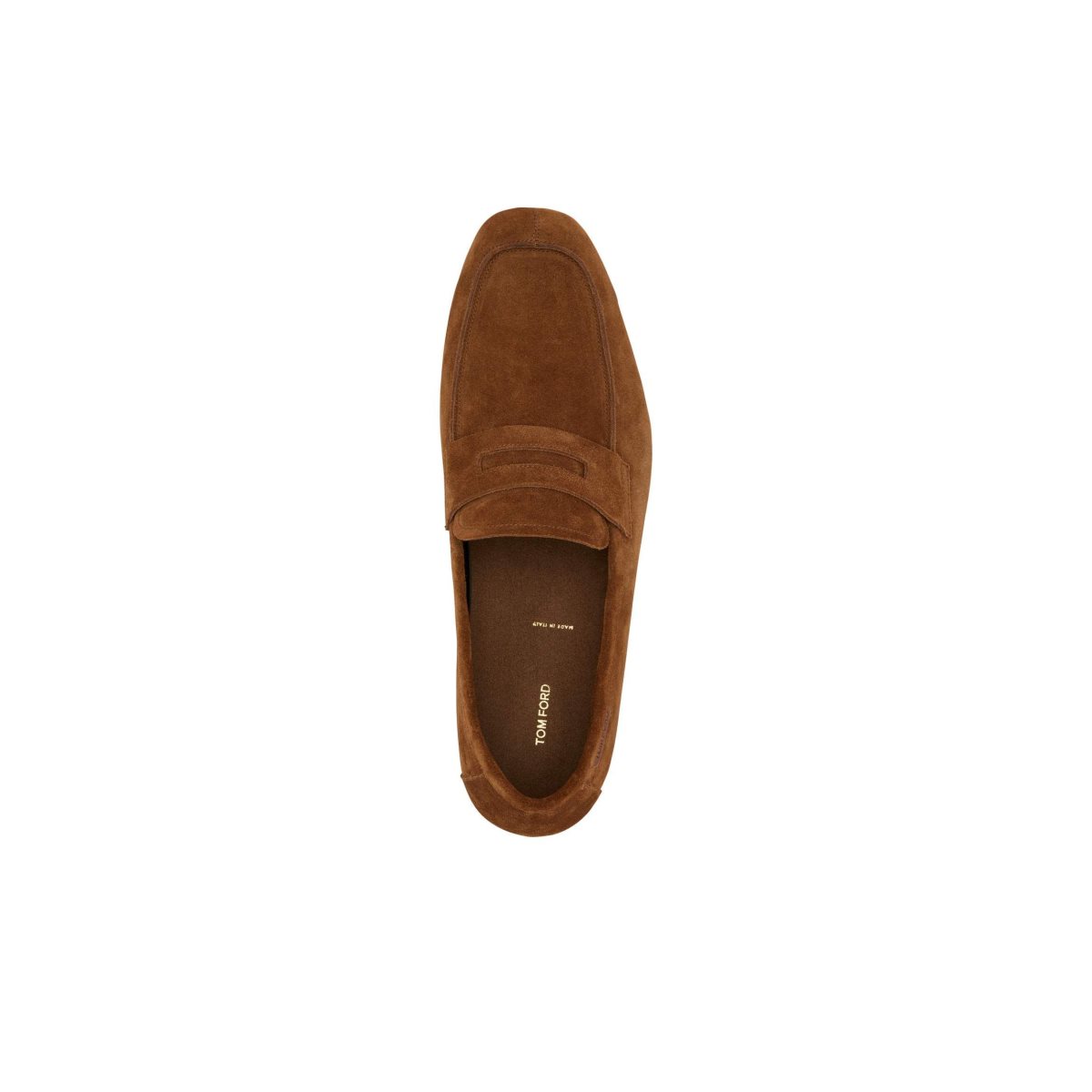 Loafers Tom Ford Daim Berwick Homme Marron | LJQUC-7804