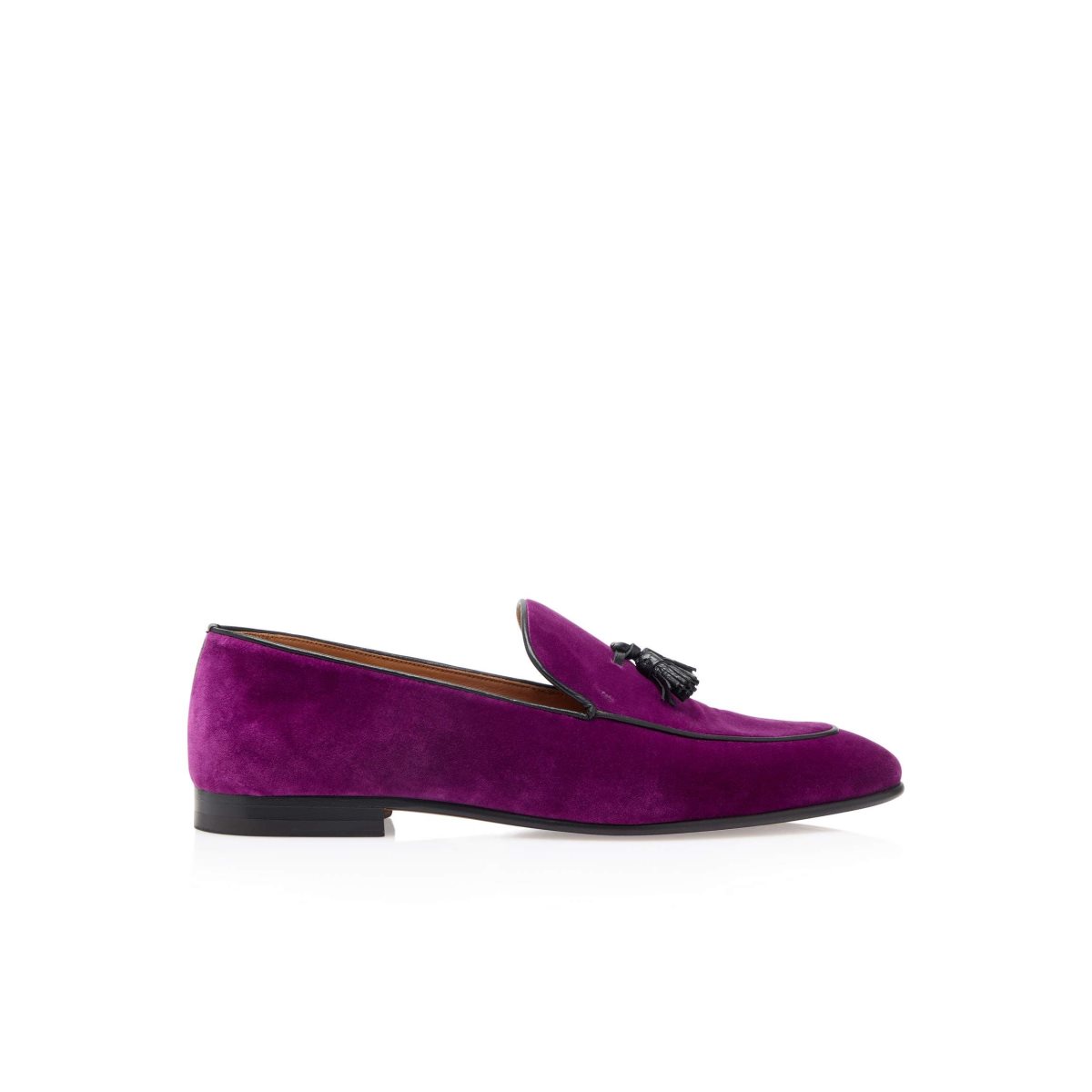 Loafers Tom Ford Soft Velvet Liam Tassel Homme Violette | TLZVD-6872