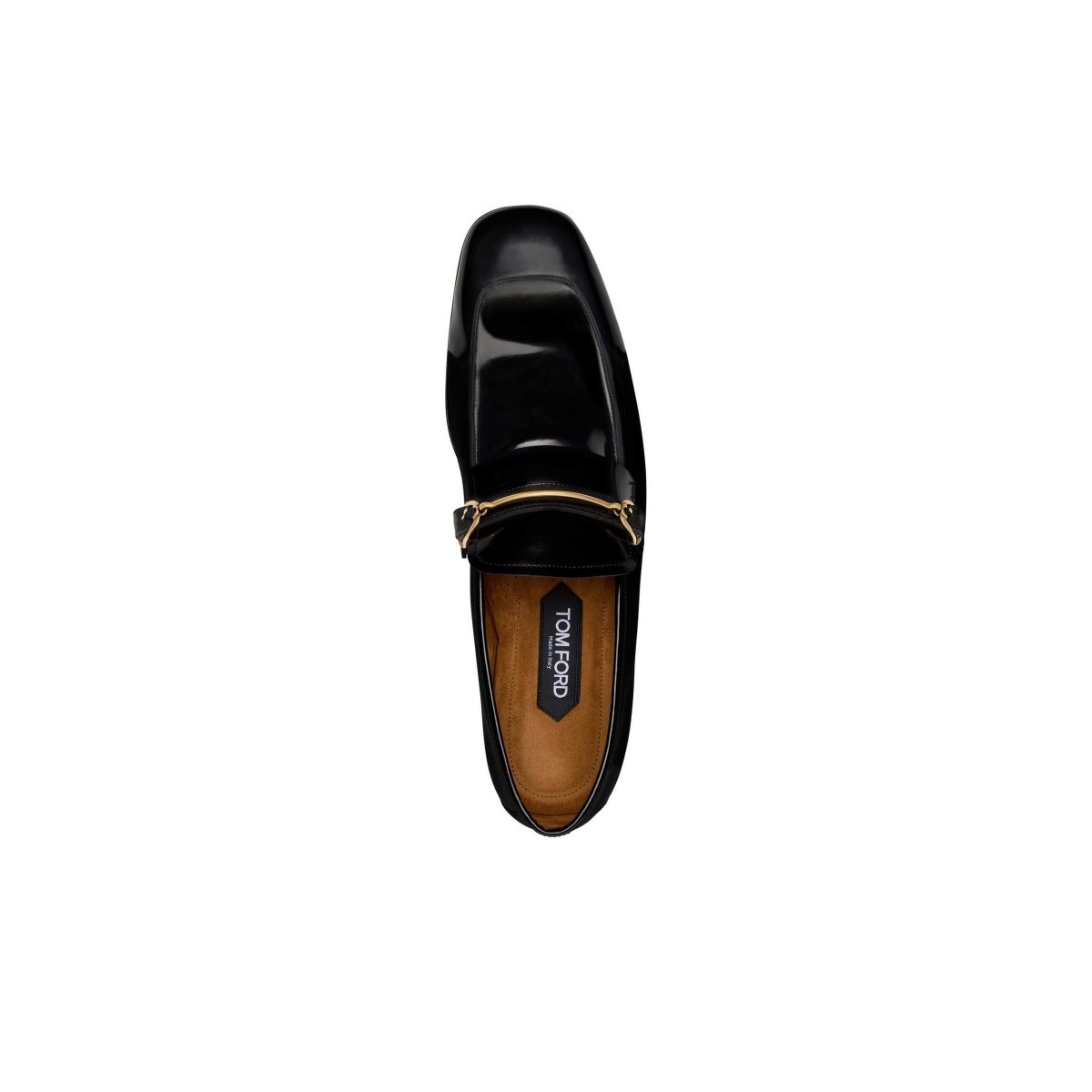 Loafers Tom Ford Vernis Jack Spur Detail Homme Noir | SGFKM-7046