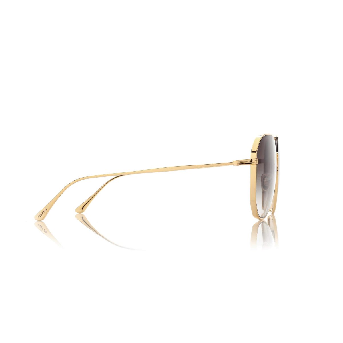 Lunettes de Soleil Tom Ford Charles Femme Doré Foncé | ZVJYE-7318