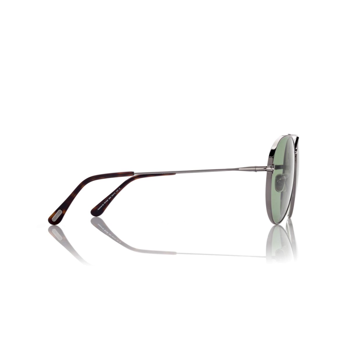 Lunettes de Soleil Tom Ford Dashel Femme Grise Vert | PKUJT-8721