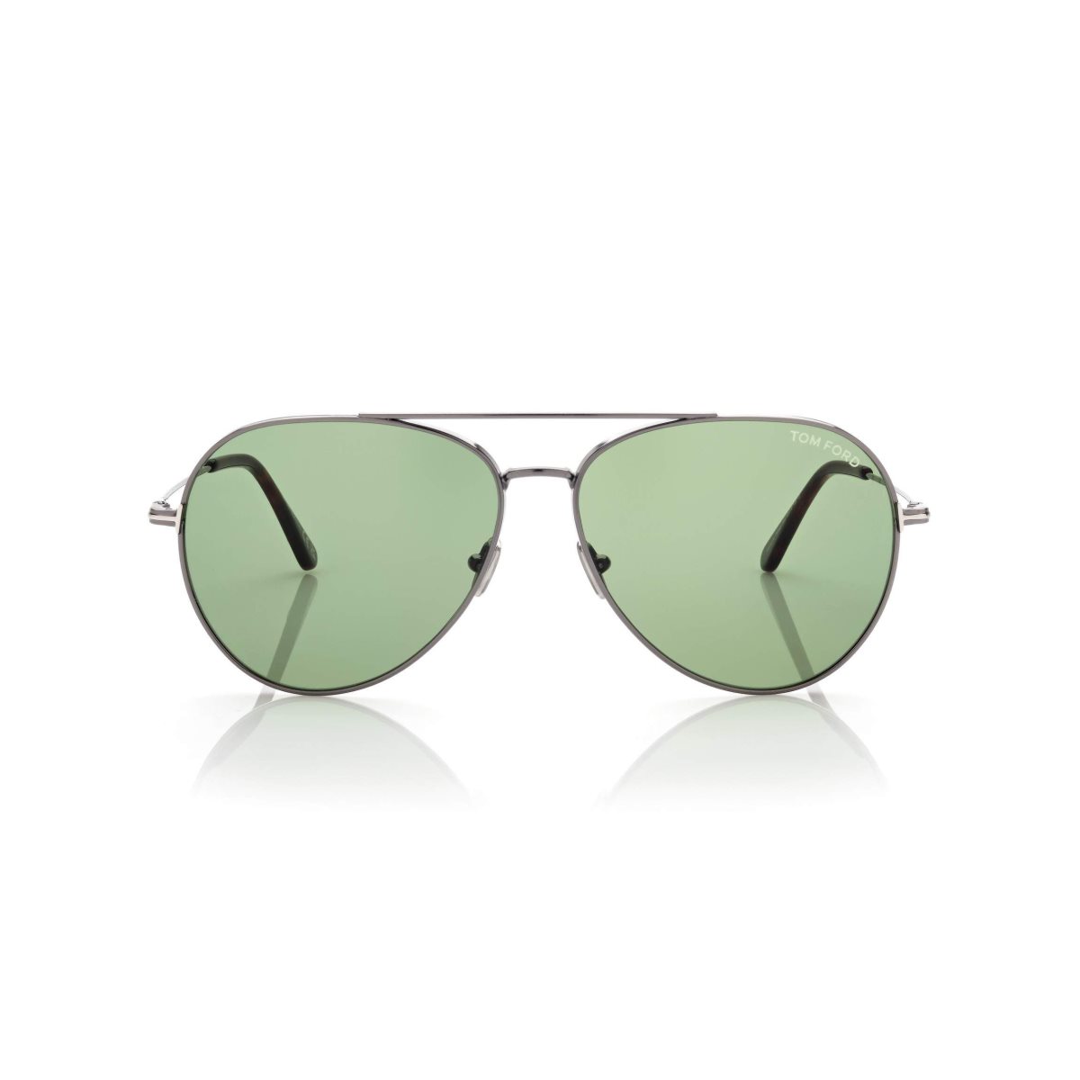 Lunettes de Soleil Tom Ford Dashel Femme Grise Vert | PKUJT-8721