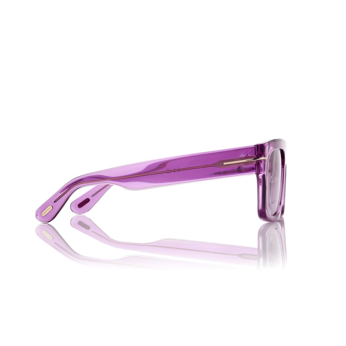 Lunettes de Soleil Tom Ford Fausto Femme Violette Violette | ZNPOJ-7081