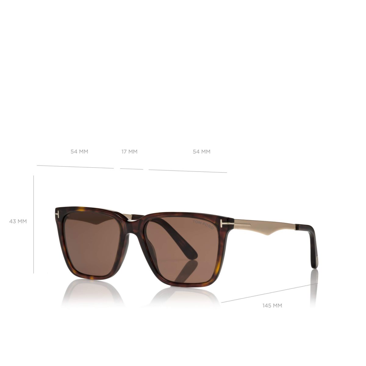 Lunettes de Soleil Tom Ford Garrett Femme Noir | FWHBM-1587